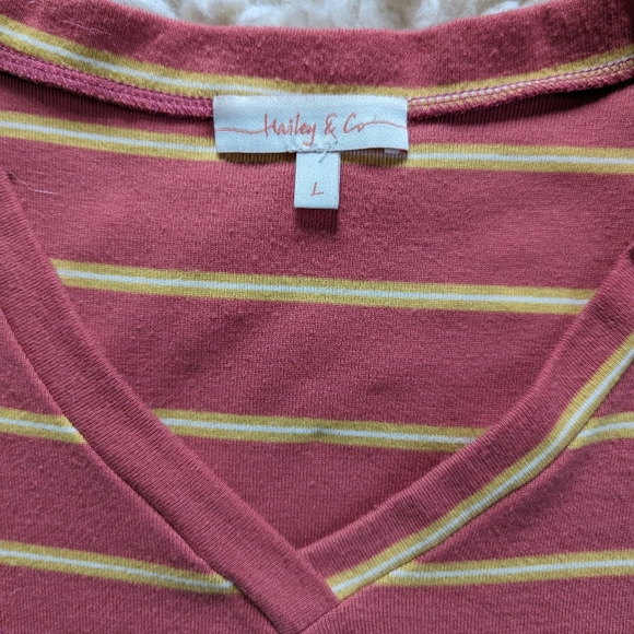 Cute Super Soft Striped T-Shirt for Fall - Picture 5 of 10